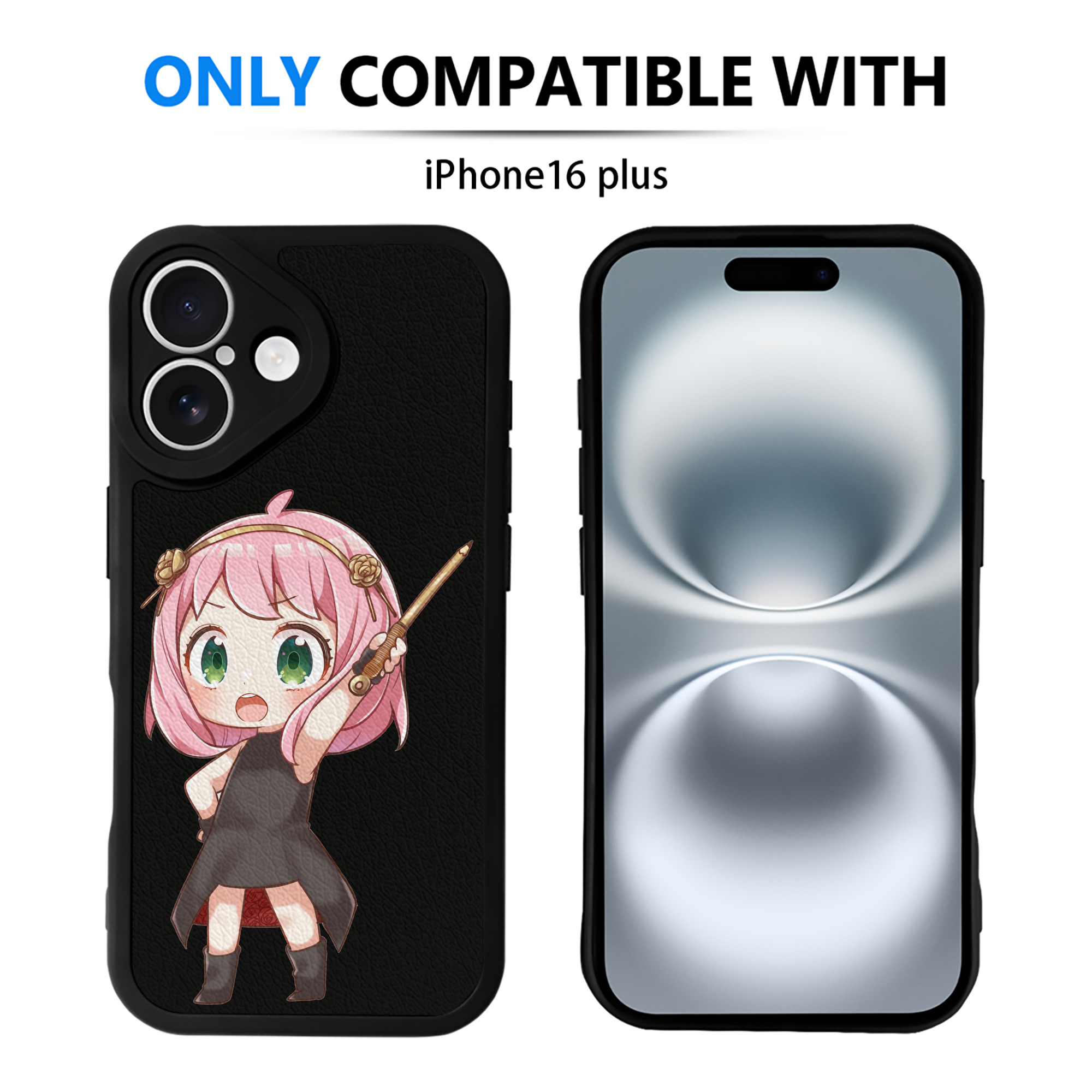 （画像用） SPY×FAMILY间谍家家酒 【iPhone 16シリーズ対応】シリコンスマホケース（レザー調） 材質：シリコン